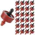 30Pcs 1 GPH Pressure Compensating Irrigation Spot Drippers,Constant Flow Barb Outlet Watering Dripper Emitters Heads Parts for 1/4 Inch Watering Tubing Line for Garden Pots Plant Irrigation Systems - color: 1 GPH 30PCS