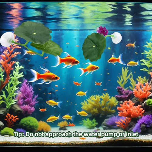 4Pcs Betta Fish Leaf Pad Hammock,Hammock Soft Aquarium Decor,Betta Fish Tank Decoration,Plastic Plants Practical Resting Spot Decorations for Fishes Sleeping Resting Hiding Playing