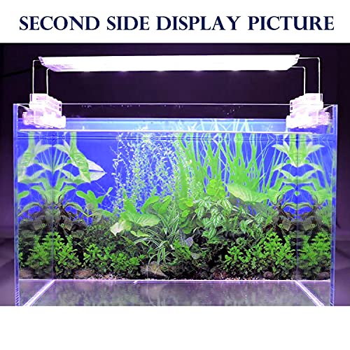 ELEBOX New 23" x 71" Fish Tank Background Paper Wallpaper 2 Sided Colorful Seaweed Water Plants Aquarium Background Picture - color: Coral Reef, size: H:23.4"x L:71.7"