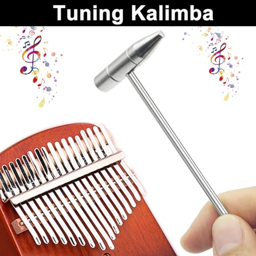 Small Hammer for Tuning Kalimba Thumb Piano, Craft hammer Mallet for Small Projects, Jewelry, Watch Band, Handcraft, 2 Pcs - color: Little Hammer 5.1" & 6.3"