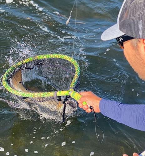 Inc. Generation 2 Floating Landing Net, Non-Snag for Wade, Fly & Kayak Fishing - color: Camo