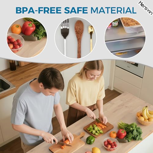 Hersvin Shelf Liner, 24" x20' Non-Adhesive Drawer Liners EVA Kitchen Cupboard Cabinet Covering Undersink Mat Washable Fridge Lining Paper for Home Office (Clear/Dot) - color: Clear Dot, size: 24"W x 240"L