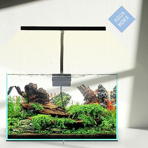 Aqua Worx EOS LED Aquarium Light - Adjustable Gooseneck With 7-Mode RGB Settings - Ideal for Planted Tanks, Fish Tanks, Nano Aquariums - N7 RGB - color: N7 RGB