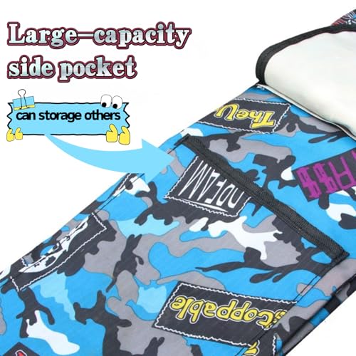 Rod Storage Cover,Fishing Rod Sleeve,Beach Umbrella Storage,Kite Bag,Canvas Bag,Golf Umbrella Cover,Waterproof Multi-functional Case - color: Blue-51 inches