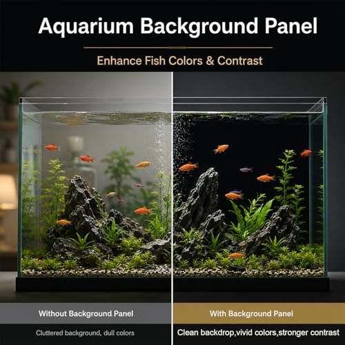 Opaque Black Acrylic Panel for Fish Tank Divider, One Side Matte One Side Glossy, Aquarium Background and Sump Baffle DIY Projects,Thickness 2mm,400x400mm 1PCS - color: Thickness 2mm, size: 400x400mm 1PCS