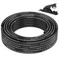 50FT 5/16 DOT Air Line SAE J844 PA12 Nylon Air Hose with Cutter 5/16” OD Pneumatic Tubing DOT Approved 5/16 Air Brake Line for Air Suspension Kit Truck Brake System & Fluid Transfer 15.5m - size: 5/16" OD 50FT