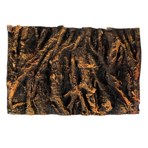 BESPORTBLE Terrarium Background for Reptile Tank Realistic Tree Root Board Decorative Aquarium Backdrop Pu Material Easy Placement Climbing for Reptiles