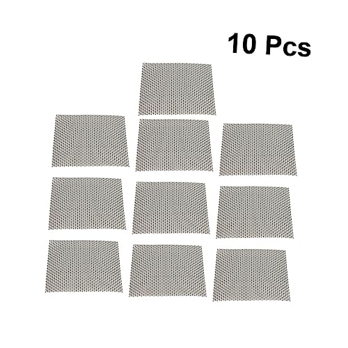 GANAZONO 10pcs Stainless Steel Mesh Fixed Net for Fish Tank Water Grass Moss Holder Rustproof Aquarium Accessory Easy to Install for Aquatic Plants