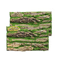 PINVNBY Cork Terrarium Background,Reptile Bark Backdrop Wall Decor and Artificial Moss for Gecko,Lizard,Tortoise,Chameleon (2 Pack) - size: 【2 PCS】