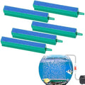 5 PCS Aquarium Air Stone Kit 4 Inch Mini Bubble Bar Square Oxygen Diffuser Release Mineral Airstones for Pumps for Your Fish Tank Oxygenation Needs - size: 4 inch