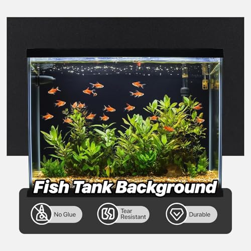 Niviy Blackout Window Film Sun Blocking, Black Out Windows Cling, Room Darkening Removable Window Cover Tint for Bedroom, Aquarium, Basement, Garage, Skylight, Fish Tank, 17.5 x 118 Inches - color: Black, size: 17.5"x 118"