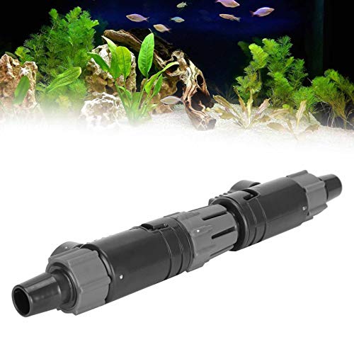 Pssopp Aquarium Water Control Valve, Double Tap Connector, Quick Release Aquarium Connector Plastic Aquarium Connector(K-16/22mm)