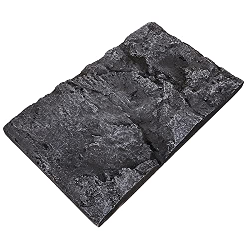 Mikikit 3D Reptile Tank Background Board Pu Material Turtle Habitat Decoration 17.7X11.8 Inch Aquarium Terrarium Wall Display