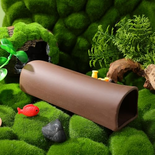 KESYOO Large Ceramic Fish Tank Tunnel Shelter for Shrimp and Bottom Fish - Reusable Aquarium Decoration - Safe Hideout for Aquatic Habitat and Pet Breeding