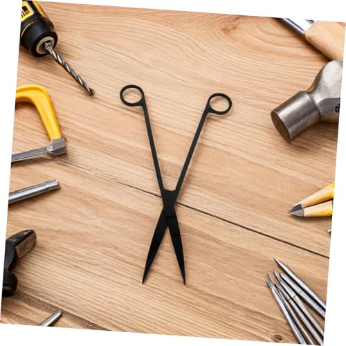 Kisangel 1 Set Aquarium Trimmer Tools Kit: Aquatic Plant Aquascaping Tool - Metal Tweezers Scissors Spatula Supply for Plants Clean