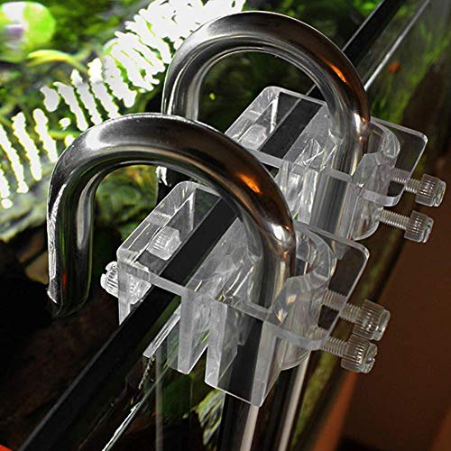 Zerodis 2Pcs Hose Clamps Hose Fixing Clip Aquarium Fish Water Pipe Hose Fixing Clip Tube Clamp Holder