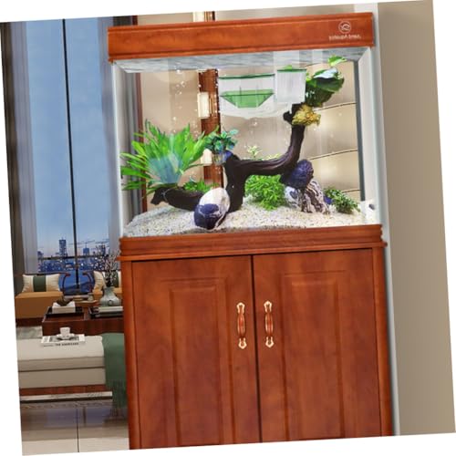 Self-Guided Fish Breeding Tank Isolation Box for Aquarium Hatching Box to Protect Fry and Eggs from Aggressive Fish for Aquatic Breeding and Nursery Use