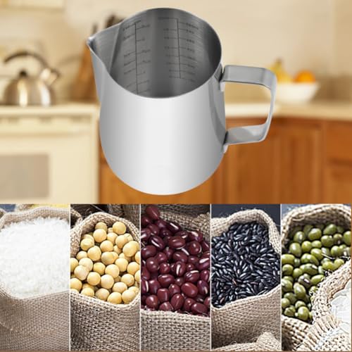 Kichwit Stainless Steel Measuring Cup, Metal Measuring Cup with Handle, 20oz / 600ml / 2.4 Cups - size: Medium, 20 oz (600 ml, 2.4 cups)