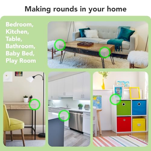 20 Pack Corner Guards Corner Protectors for Baby, Clear Furniture Corner & Edge Safety Bumpers for Table Edges & Sharp Corners - Baby Proofing Moonybaby (L- Shaped & Round Shape) - size: 20pcs L&R Shape(L*10+R*10)