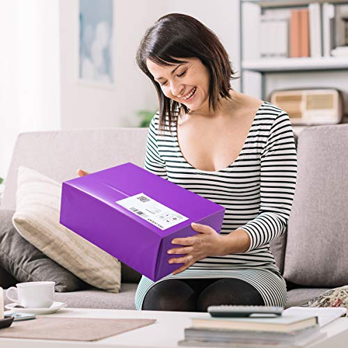 UCGOU 14x17 Purple Poly Mailers Shipping Bags 100 Pcs Large Poly Mailers Mailing Bags for Shipping Clothes Self Sealing Package - color: Purple, size: 14x17