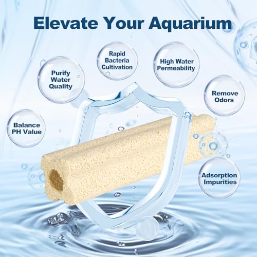 42PCS 5.83-Inch Aquarium Ceramic Bio Filter Media,Ceramic Bio Media Blocks for Fish Tank