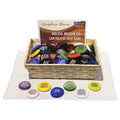 Scripture Glass Stones, Set of 100 Translucent and Opaque Glass Stones Printed with Many of Your Favorite Bible Verses with Retail Display by Lifeforce Glass.