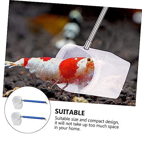 Happyyami 2pcs Fishing Net Mesh for Aquarium and Outdoor Use for Catching Shrimp and Fish