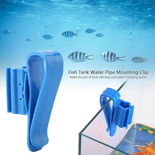 Aquarium Hose Holder | Fish Tank Water Pipe Mounting Clip | Fish Tank Water Pipe Fix Holder for Home Fishes Tanks, Aquarium, Turtle Tanks