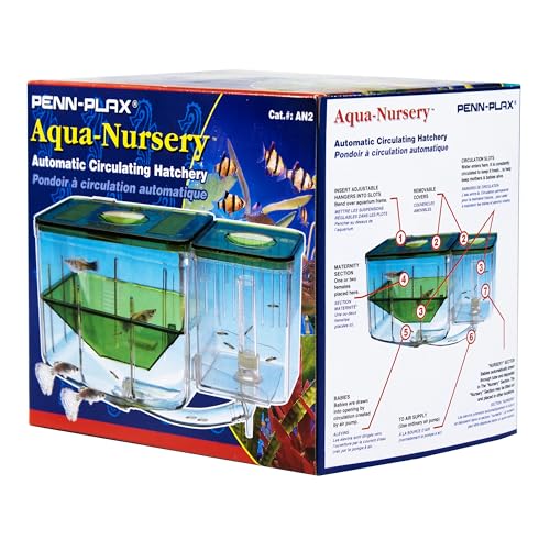 Penn-Plax AN2 Aqua Nursery and Hatchery Breeding Box for Your Aquarium - Help Protect Baby Fish from Predators