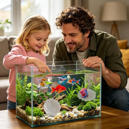 Aquarium Fish Hammock - Suction Cup Resting Bed Shell Decor, Safe Tank Perch, Habitat Enhancement Accessory | Betta Fish Hammock for Home Office Apartment Dorm - color: White