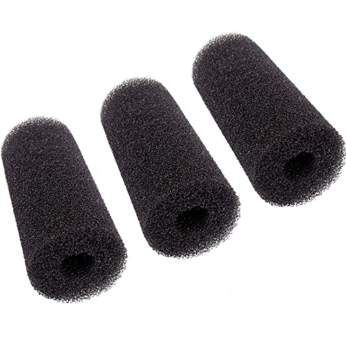 3 Pack Big Prefilter Sponge Foam Replacement Filtration Kit for Pond Aquarium Fish Tank Turtle Tanks 5.9″ Filters - size: 3 PCS