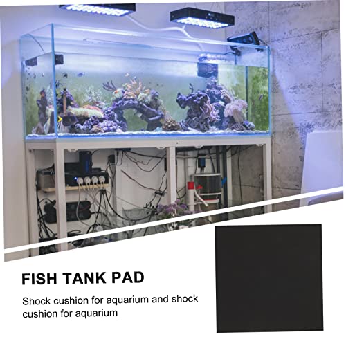 POPETPOP 5pcs Non- Fish Tank Insulation Mat Practical Shockproof Cushion for Home Aquariums Black Pad for Heat Preservation and Absorption