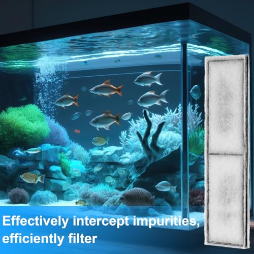 Filter Foam Cartridge Pad Compatible with U4 Poly-max with Zeolite Particles Underwater Sponge Aquarium Underwater Filter Replacement Accessories for Aquarium Fish Tank