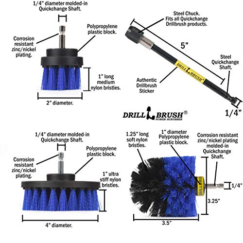 Boat Cleaning Supplies - Hull Cleaning Brush Set - Marine Equipment Cleaning Brush - Fishing Boat Scrubbing - Pond Scum Remover - Barnacle Removing Tool - Aquatic Cleaning Brushes - Tank Cleaning Set - color: Blue