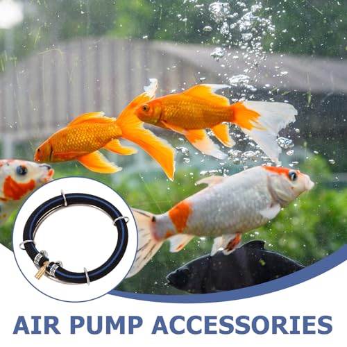 Gadpiparty Stainless Steel Pond Air Diffuser Ring 15cm Round Bubble Stone Oxygen Bubbler for Aquarium Fish Tank Indoor Outdoor Fish Pond