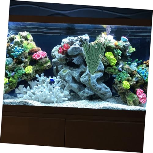INOOMP 10pcs Spawning Mops for Aquarium Fish Breeding Floating Hideout for Breeding Fish Tank Decor Shrimp Shelter Hiding Grass for Aquarium