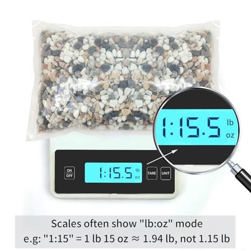 FANTIAN 2 lbs Succulent and Cactus Pebbles Gravel, 3/8 Inch Mixed Color Decorative River Rocks for Plants Indoor, Vases, Terrarium, Potted Top Dressing and Outdoor Decorative Stones - color: Mixed Color Gravel