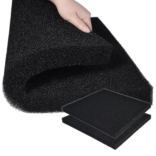 Hipanda 2 Pack Aquarium Bio Filter Sponge Pad 20"x20"x1.5",20PPI, Bio Filter Media Foam Pad Sponges, Cut-to-Size Open Cell Foam Sheet for Fish Tank - size: 20“x20"x1.5" (20PPI) 2 Pack