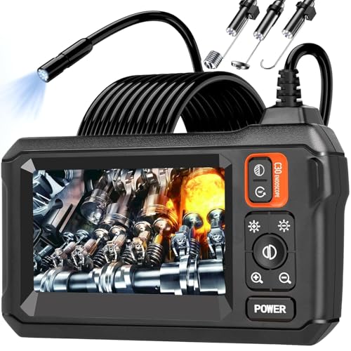 Daxiongmao Endoscope Camera with Light, 1080P HD Borescope, IP67 Waterproof Snake Camera – Ideal for Inspecting Walls, Vents, Automotive Engines, Pipes – A Great Gift Tool for Men (16.5ft) - size: 16.5FT