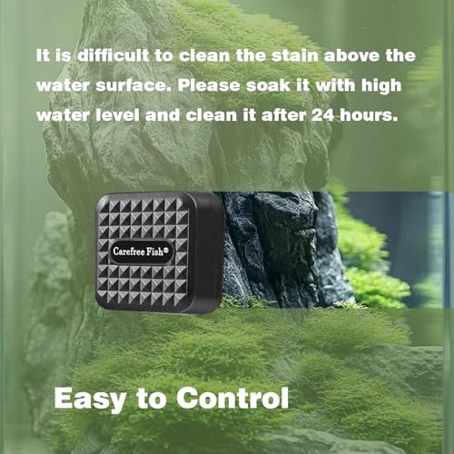 Aquarium Super Strong Mini Magnetic Cleaner for Glass Fish Tank Tiny Algae Brush Not Floating - size: Mini