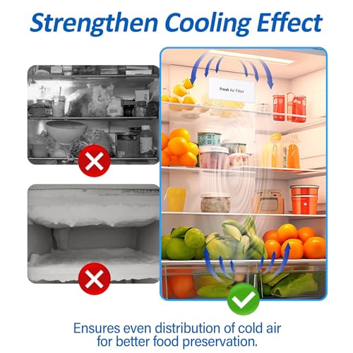LFXS26973S LFXS26973D LFXS26596D LFXS26596S LFXC22526S LMXS28626D LFXC22596S LFXS28566D MCR66849208 Refrigerator Filter Cover Decor Fit for L.G Refrigerator LFXS28596S LFXS28968S LMXC22626S LMXS28596S