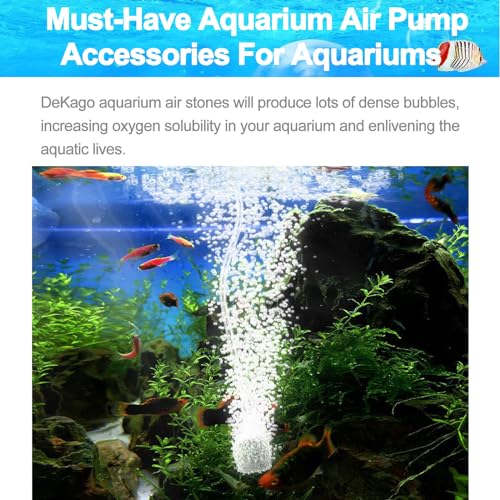 15 Pack Aquarium Air Stones - Air Pump Accessories of 1 Inch Cylinder Fish Tank Air Stone Aerator Bubble Diffuser for Nano Air Pumps Fish Tanks and Small Buckets - size: 15 PCS Air Stone