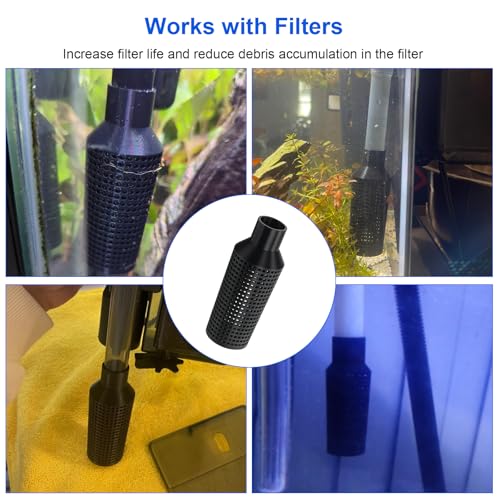 Aquarium Filter Intake Guard Replacement for Flu-val 106/107/206/207, Fish Tank Canister Filters Cover Protect Aquatic Life, Aquarium Intake Filter - 1 Pack