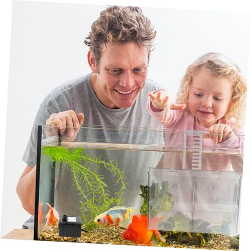 Levemolo Hanging Fish Breeding Box Isolation for Aquariums Suction Cup Design for Easy Installation Nursery for Fry Fish Wear Resistant