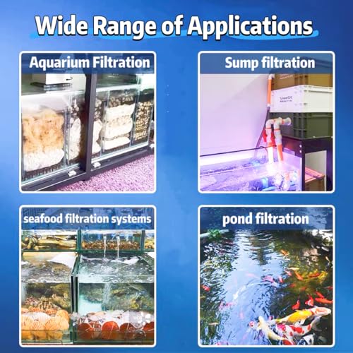 Crushed Coral for Aquarium Filter Media - Pre-Filled Reusable Media Bag - Natural pH Buffer for Freshwater & Saltwater Fish Tanks