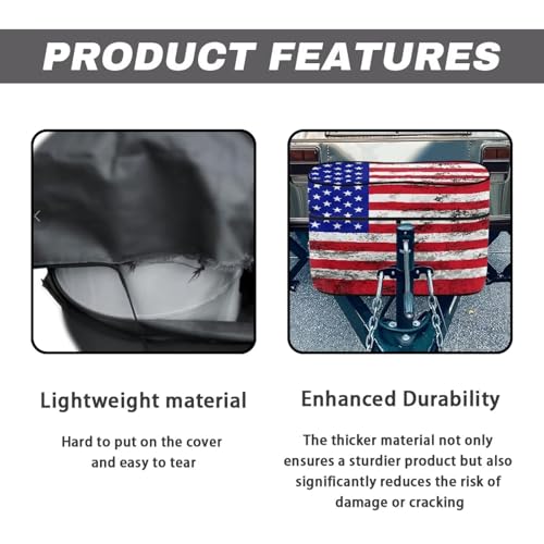 American Flag Dual 20lb Propane Tank Cover with Zipper Dust-Proof RV Propane Tank Cover Weather Resistant Gas Cylinder Covers - color: American Flag, size: S(20LB)