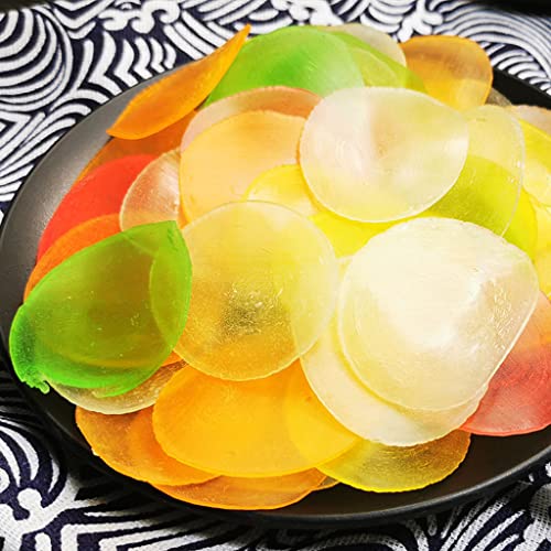 Shrimp Potato Chips (Colored Shrimp Chips), shrimp chips uncooked,180g, 1 Box (one piece)