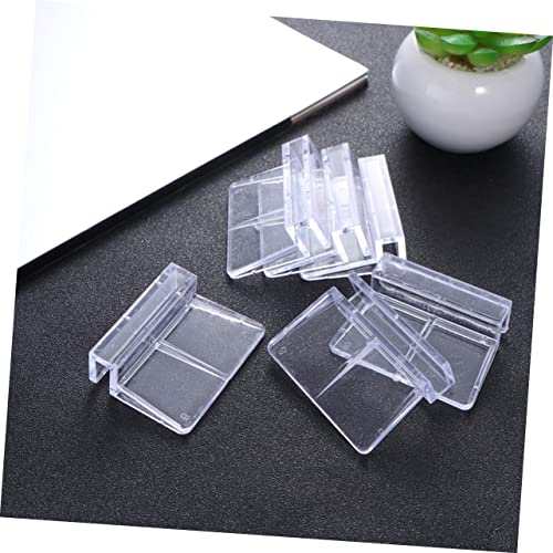 YARNOW 10pcs Plastic Aquarium Supports Fish Tank Cover Bracket Tank Stand for Betta Fish