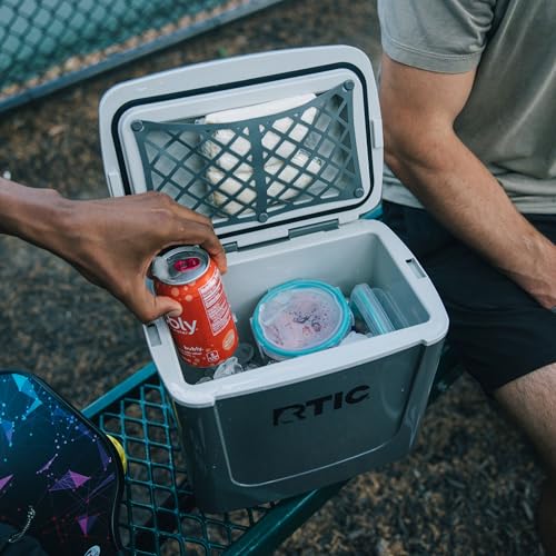 RTIC 8 QT Road Trip Personal Cooler, Small, Compact, Insulated, Portable Ice Chest Box for Food, Drink, Beverage, Beach, Camping, Picnic, Fishing, Boat, 12-Can Capacity - color: Fireworks