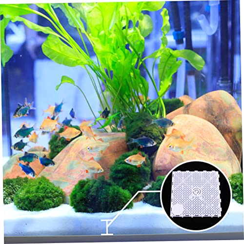 Abaodam 10Pcs Aquarium Bottom Plates Versatile Isolation Divider System for Fish Tanks Efficient Water Permeability for Breeding Fish Aquarium